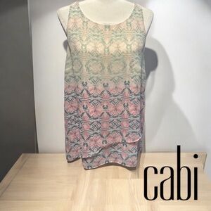 Cabi ombré sleeveless flutter tank. Excellent condition. Medium